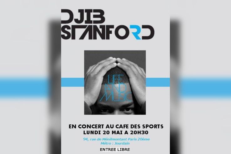 Djib Stanford en concert au Café des Sports