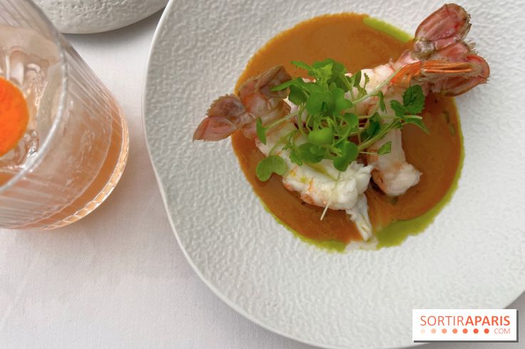 La Véranda, La Réserve Hôtel & Spa - Langoustines pochées