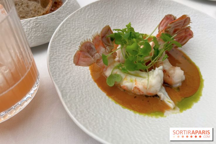 La Véranda, La Réserve Hôtel & Spa - Langoustines pochées