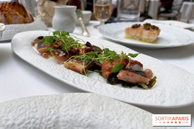 La Véranda, La Réserve Hôtel & Spa - Maquereau à la flamme