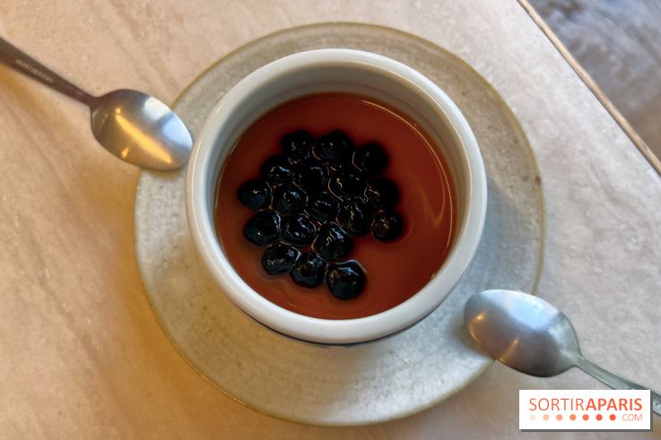 Foodi Jia-Ba-Buay - Panna cotta thé noir, litchi, tapioca