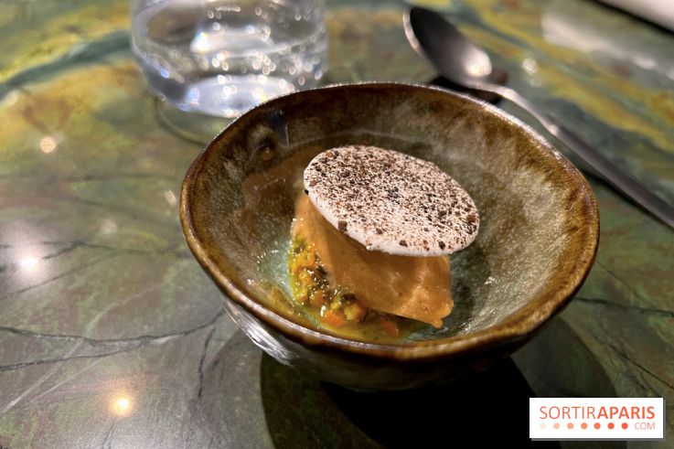 Mantra - Confiture clémentine algues, glace tamarin, citron noir