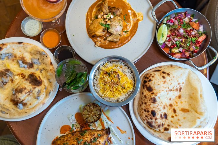 Andaaz restaurant indien Paris 17e - table