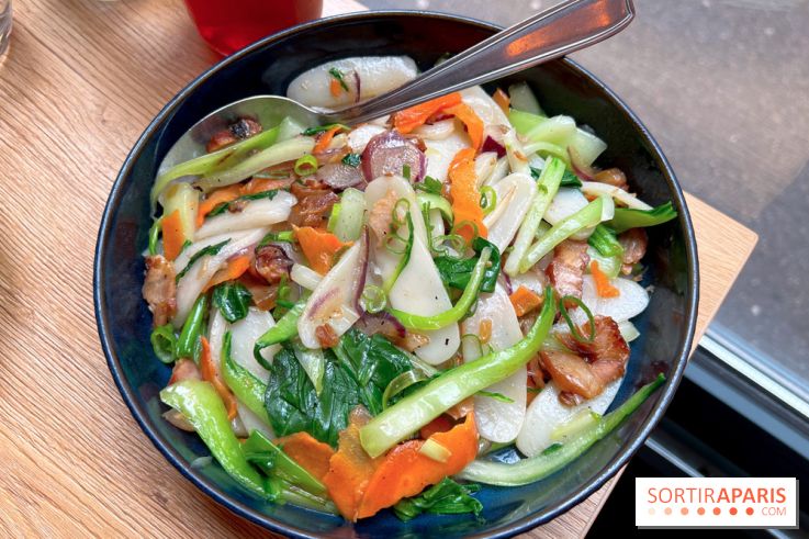 Horiz - Pâtes du bonheur au porc laqué