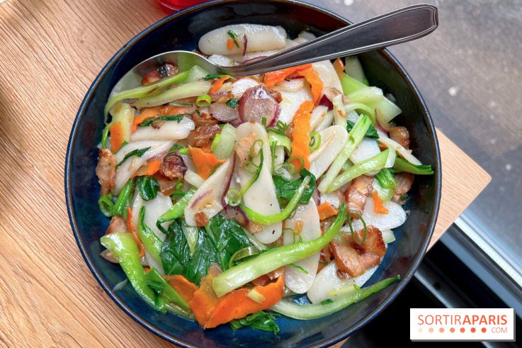 Horiz - Pâtes du bonheur au porc laqué