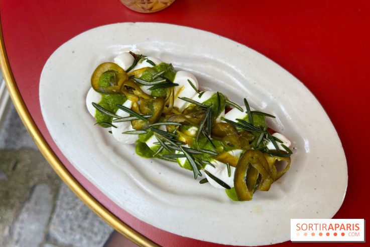 Chez Carrie - Frites de polenta, labneh, harissa verte, jalapenos