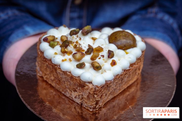 Saint-Valentin 2026 : les cœurs pâtissiers de Maison Aleph - photos - pistache d'Iran et fleur d'Oranger