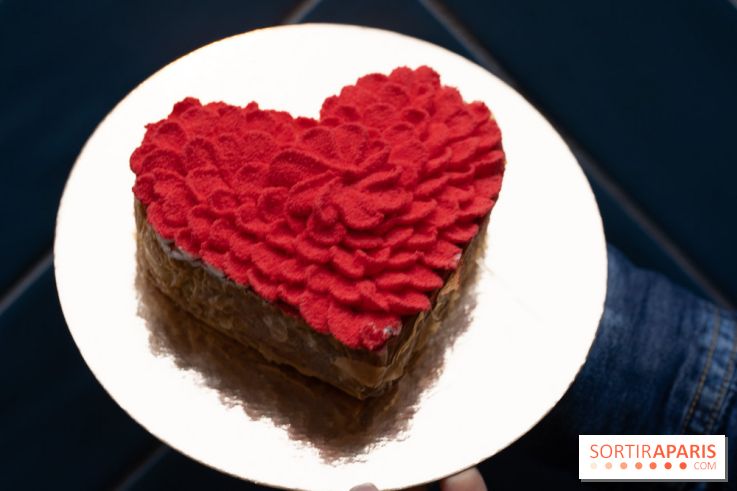 Saint-Valentin 2026 : les cœurs pâtissiers de Maison Aleph - photos - vanille caramel