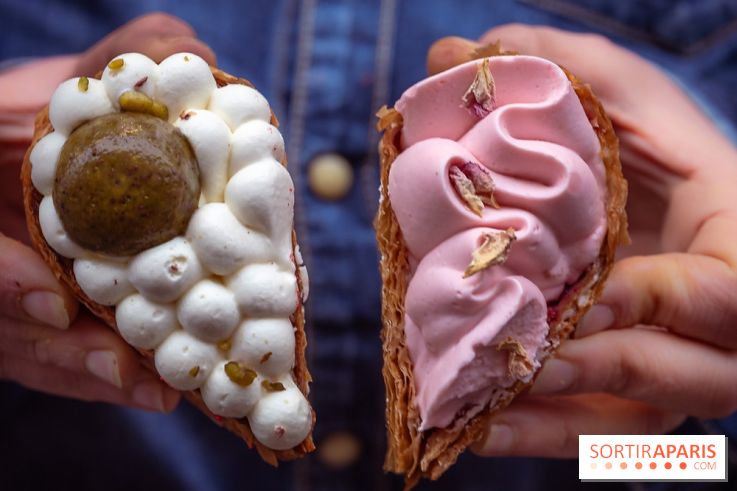 Saint-Valentin 2026 : les cœurs pâtissiers de Maison Aleph - photos - demi coeur