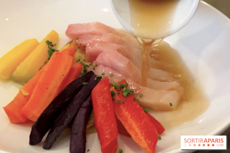 L'Arrêt by The Grey - Sashimi sériole bouillon