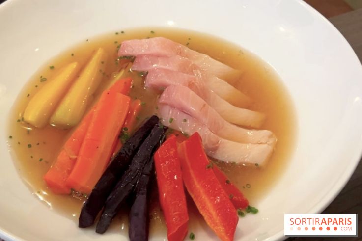 L'Arrêt by The Grey - Sashimi sériole bouillon