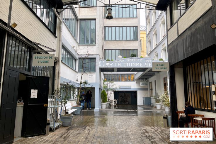 Café de l'Usine - Devanture cour intérieure