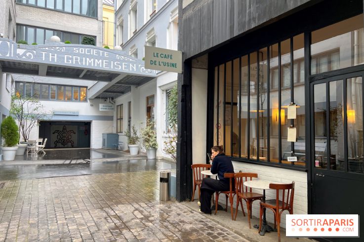 Café de l'Usine - Devanture cour intérieure