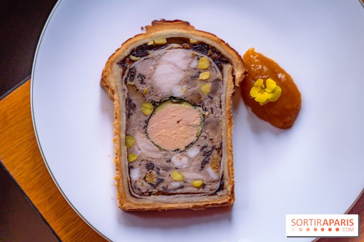Les 110 de Taillevent, le restaurant traditionnel en accords mets et vins - photo - pâté en croute