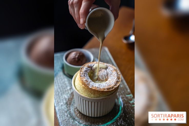 Les 110 de Taillevent, le restaurant traditionnel en accords mets et vins - photo - soufflé pistache