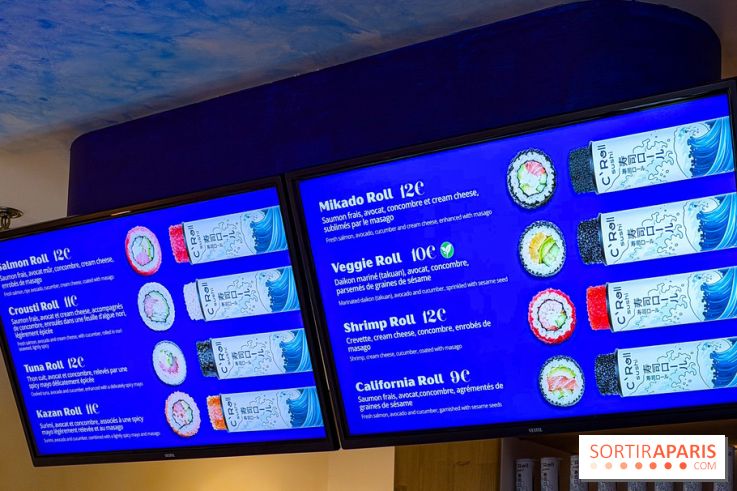 C'Roll Sushi : le restaurant japonais qui fait buzzer la tendance des sushis en tube à Paris - IMG 3684