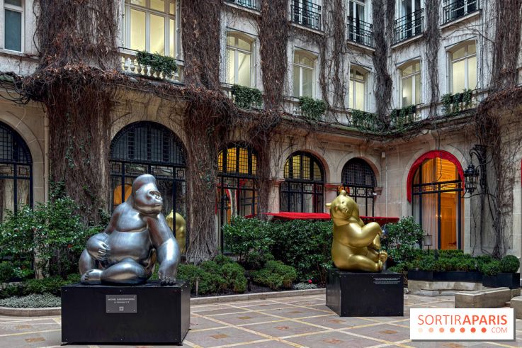 Exposition gratuite au Plaza Athénée : le bestiaire de Michel Bassompierre s'invite au palace - IMG 3915