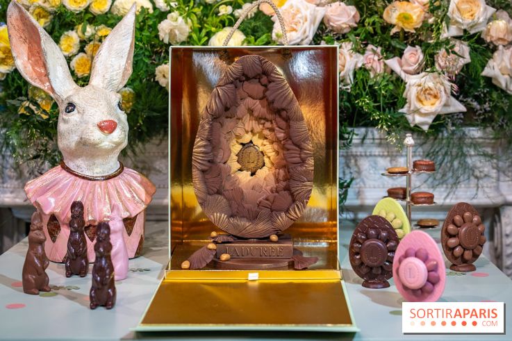 Pâques Laduree 2026 : oeufs en chocolat floral, coffrets et créations exclusives - photos