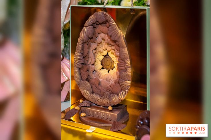 Pâques Laduree 2026 : oeufs en chocolat floral, coffrets et créations exclusives - photos