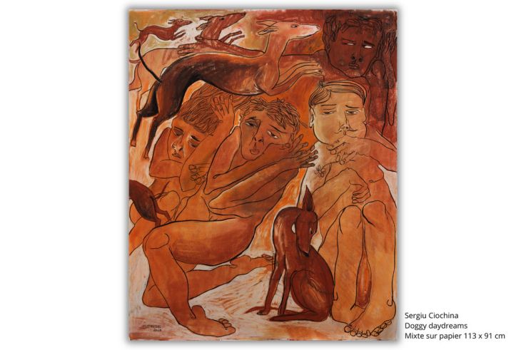 À Paris, Yoyo Maeght dévoile son nouveau coup de cœur artistique : le peintre Sergiu Ciochina. 