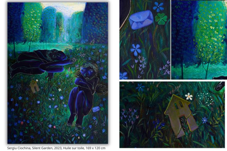 À Paris, Yoyo Maeght dévoile son nouveau coup de cœur artistique : le peintre Sergiu Ciochina. 