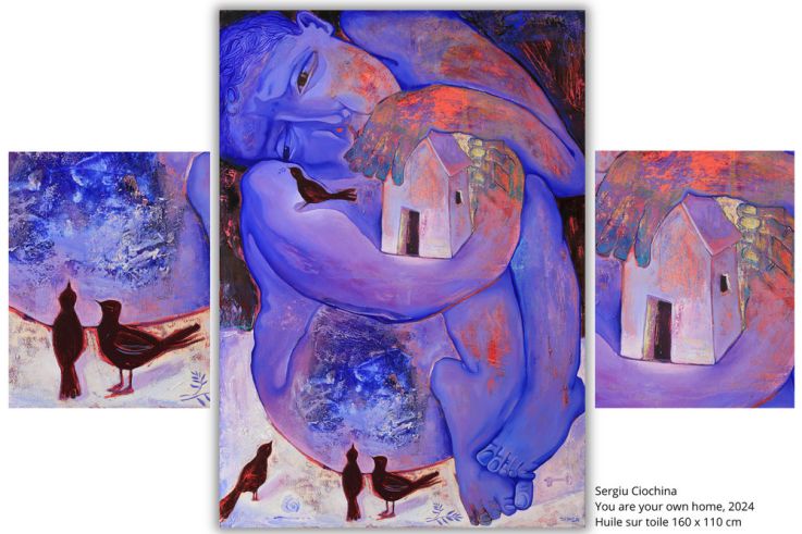 À Paris, Yoyo Maeght dévoile son nouveau coup de cœur artistique : le peintre Sergiu Ciochina. 