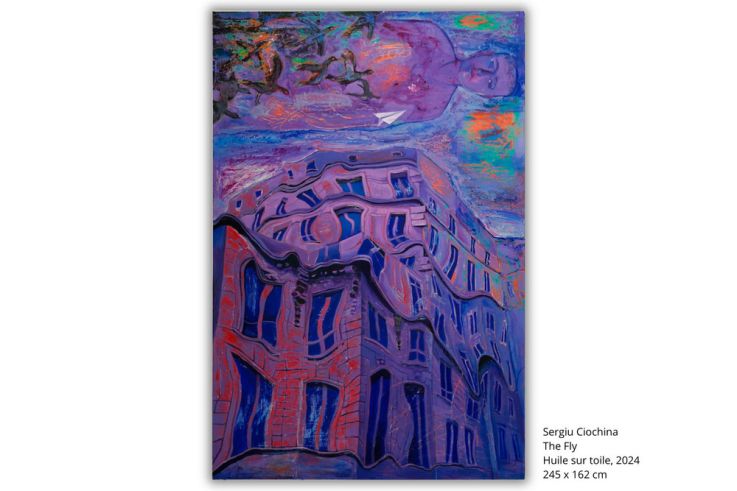 À Paris, Yoyo Maeght dévoile son nouveau coup de cœur artistique : le peintre Sergiu Ciochina. 