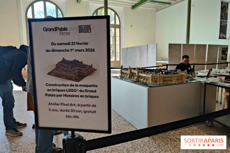 Insolite : assistez au montage en live d'une maquette LEGO du Grand Palais