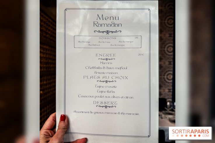 Gamra, le restaurant marocain Paris 17e - menu ramadan - ftour, iftar