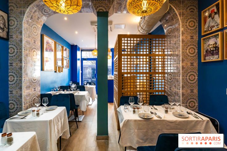 Gamra, le restaurant marocain Paris 17e - salle