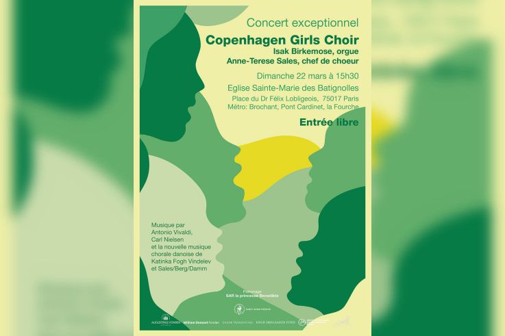 Concert exceptionnel à Paris – Les voix lumineuses du Danemark !