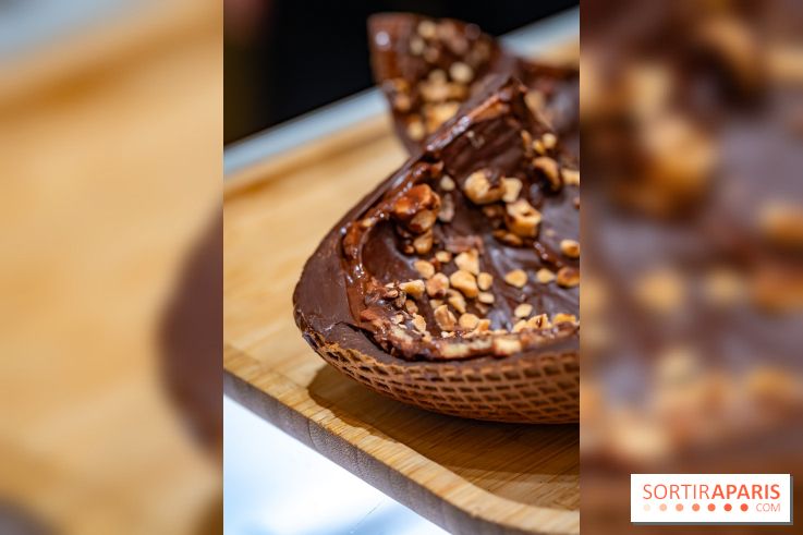 L'oeuf de Pâques gaufrette et chocolats du Ritz Paris le Comptoir
