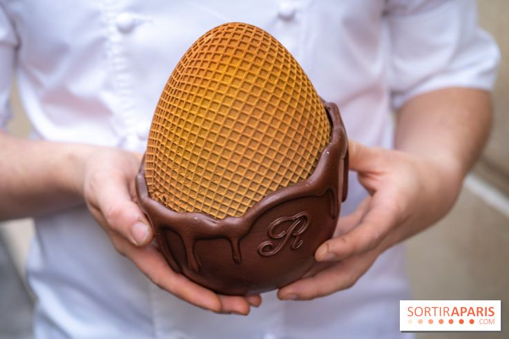 L'oeuf de Pâques gaufrette et chocolats du Ritz Paris le Comptoir - A7C06615