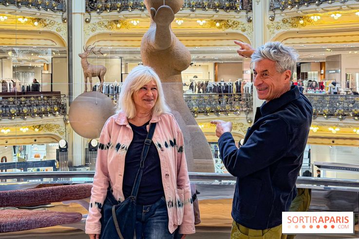 Pour Toujours, exposition de Maurizio Catelan aux Galeries Lafayette
