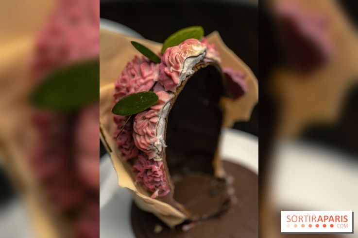 L'Oeuf de Pâques floral du Mandarin Lutetia Paris 2026 par Nicolas Guercio - photos