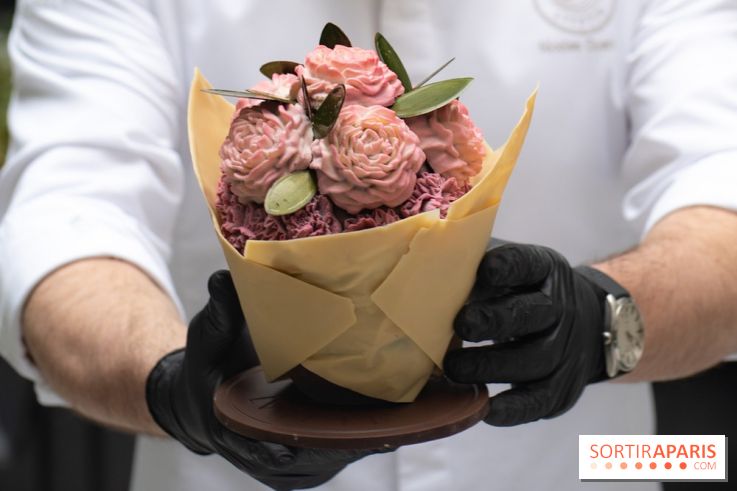 L'Oeuf de Pâques floral du Mandarin Lutetia Paris 2026 par Nicolas Guercio - photos