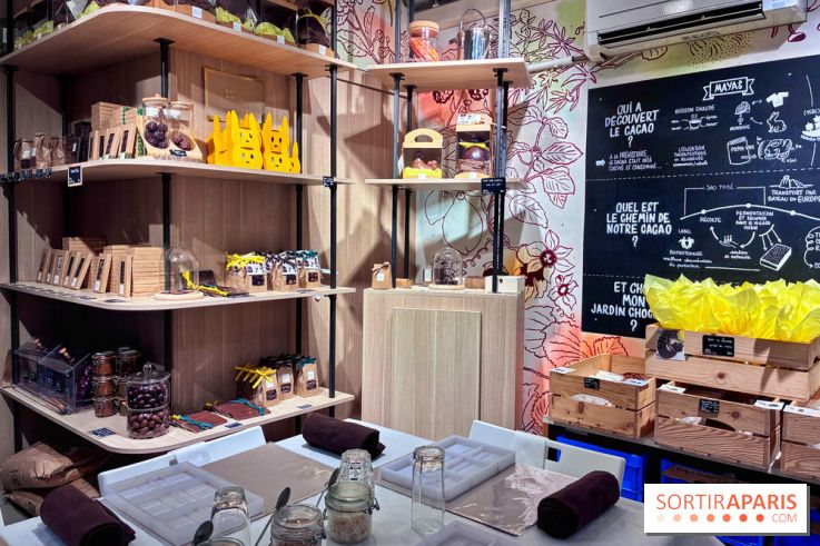 Atelier fabrication de tablettes Mon Jardin Chocolaté