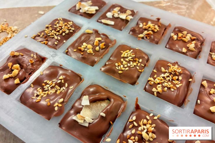 Atelier fabrication de tablettes Mon Jardin Chocolaté
