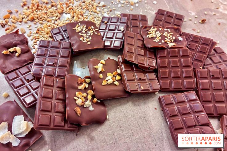 Atelier fabrication de tablettes Mon Jardin Chocolaté