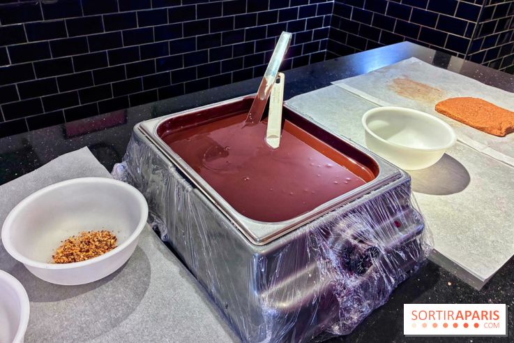 Atelier rocher praliné Edwart Chocolatier