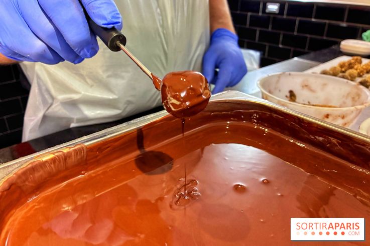 Atelier rocher praliné Edwart Chocolatier