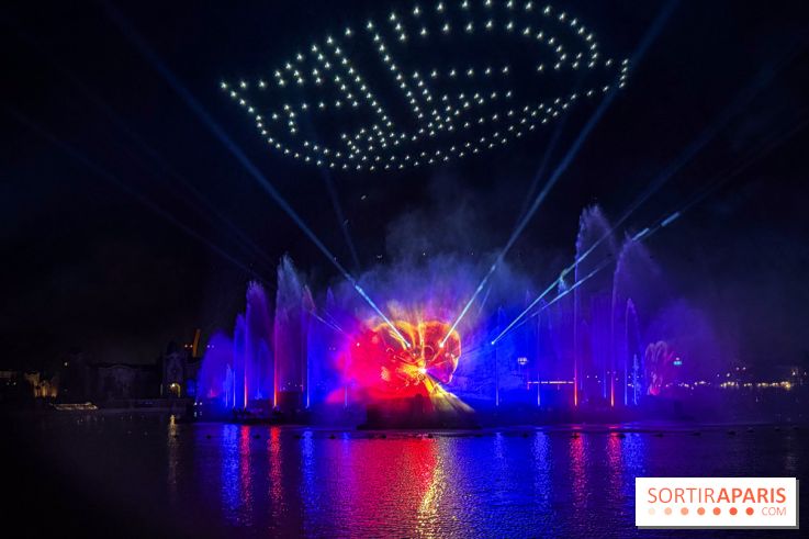 Disneyland Paris : Disney Cascade of Lights, le spectacle nocturne sur Adventure Bay - IMG 4993