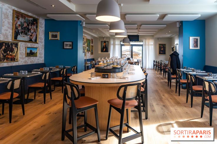 L'Auberge Nouvelle restaurant à Tremblay-sur-Mauldre dans les Yvelines - photos - salle