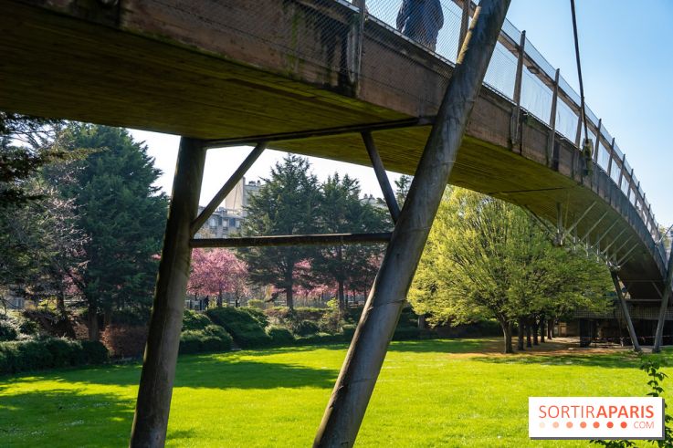Les pommiers et cerisiers en fleurs du Jardin de Reuilly, Parc de Reuilly à Paris 12e - photos  - parc
