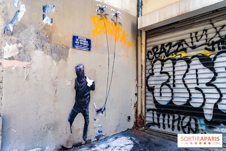Le parcours street-art de Brusk à Paris à l'occasion d'Urban Art Fair