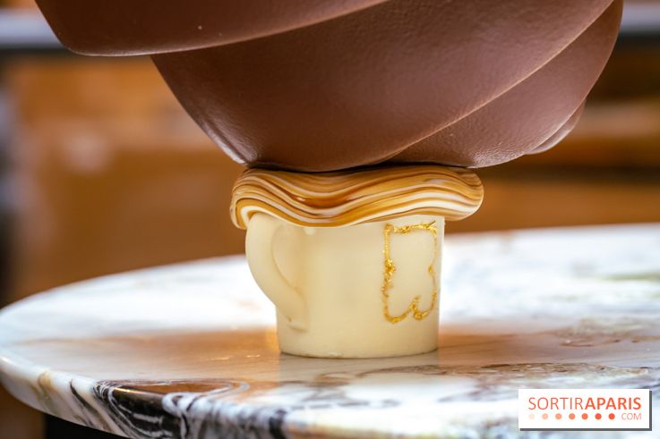 L'oeuf de Pâques du Burgundy 2026 par Léandre Vivier : le café-croissant - photos  - A7C08440