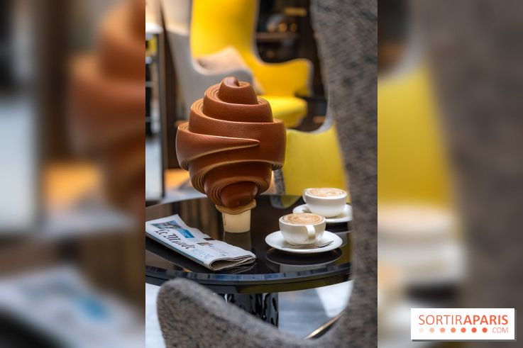 L'oeuf de Pâques du Burgundy 2026 par Léandre Vivier : le café-croissant - photos  - A7C08460