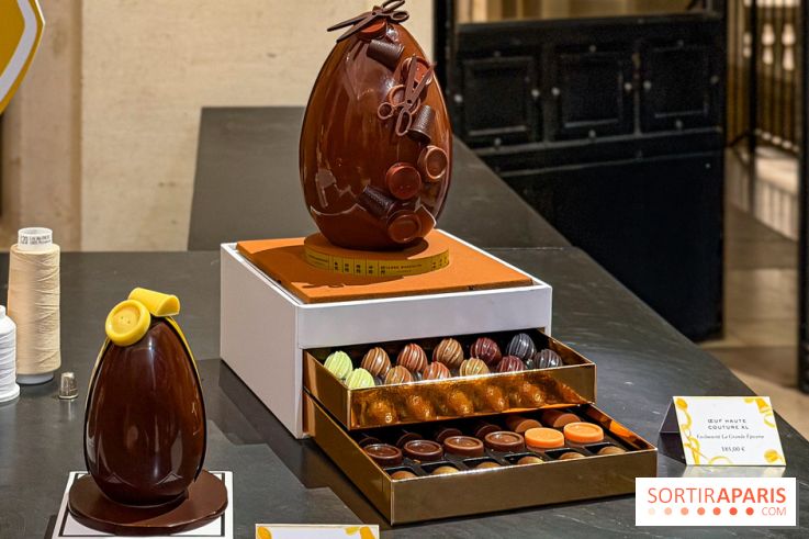 Chocolats de Pâques 2026 ultra-mode par Pierre Marcolini : Oeufs Couture et petites merceries à croquer