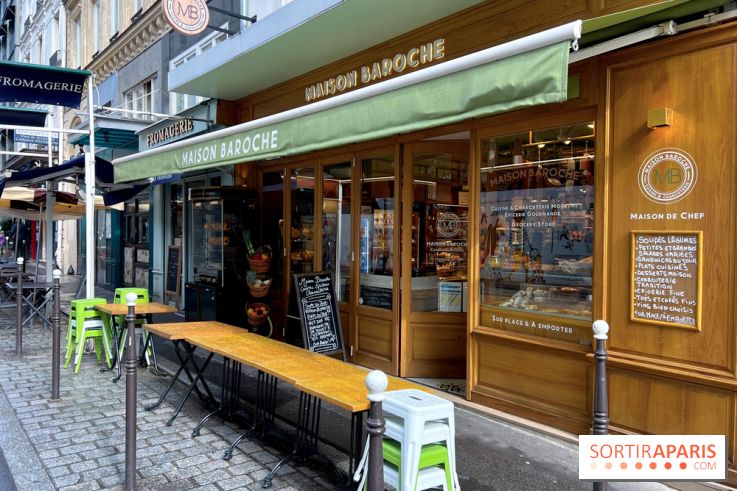 Maison Baroche - Devanture terrasse