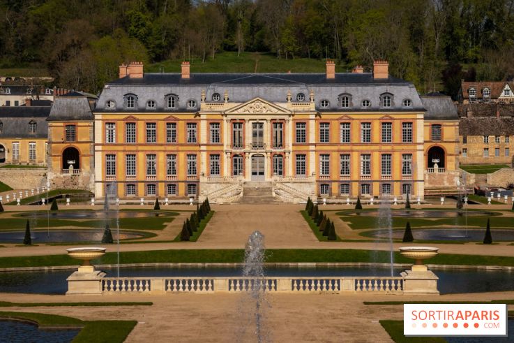 Les tulipes du Château de Dampierre, son jardin anglais et le jardin Le Nôtre